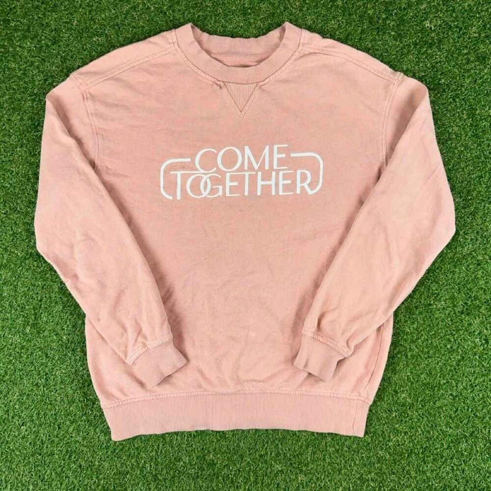 Goodfellow-co Women's Pink and Tan Sweatshirt